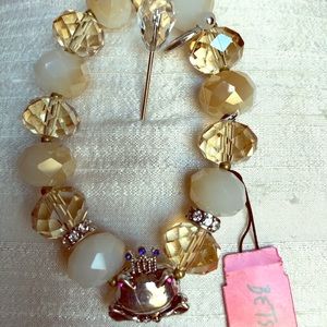Betsy Johnson Frog bracelet